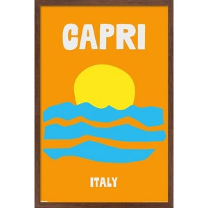 Trends International Reinders: Destinations - Destination Capri Framed Wall Poster Prints - 1 of 4