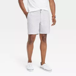 Men's 7" Slim Fit Chino Shorts - Goodfellow & Co™ Gray 28