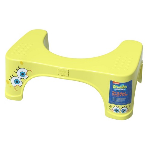 Spongebob Squarepants Toilet Stool Yellow - Squatty Potty : Target