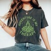 Simply Sage Market Women's Adventure Is My Therapy Short Sleeve Garment Dyed Tee - 2 of 2