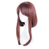 Unique Bargains Women's Wigs 20" Red Brown with Wig Cap - 2 of 4