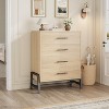 4 Dresser for Bedroom, 38.6" Tall Dresser, Tall Drawer with Storage Freestanding,for Living Room, Bedroom, Entryway - 4 of 4