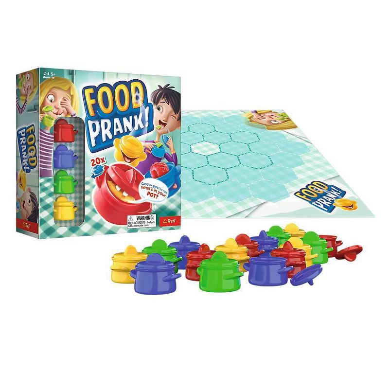 Trefl FoodPrank Game: Creative Thinking Board Game, Ages 5+, Gender Neutral, 2-4 Players, 30+ Min Play Time, 5 of 6