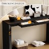 NicBex Modern Minimalist Console Table with 2 Concealed Drawers,Rustic Wood Grain Entryway Table Foyer Tables for Entryway,Hallway,Living Room - 4 of 4