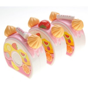 Link Worldwide 75pc Deluxe Birthday Cake Pretend Play Toy Set - Perfect For Girls and Boys - Pink - 1 of 4