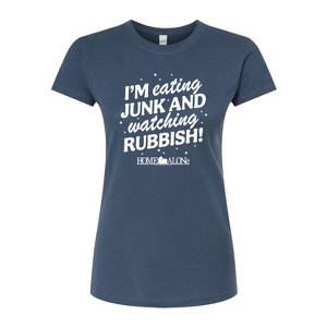 Women's - Home Alone - Junk And Rubbish Fitted Graphic T-Shirt - 1 of 2