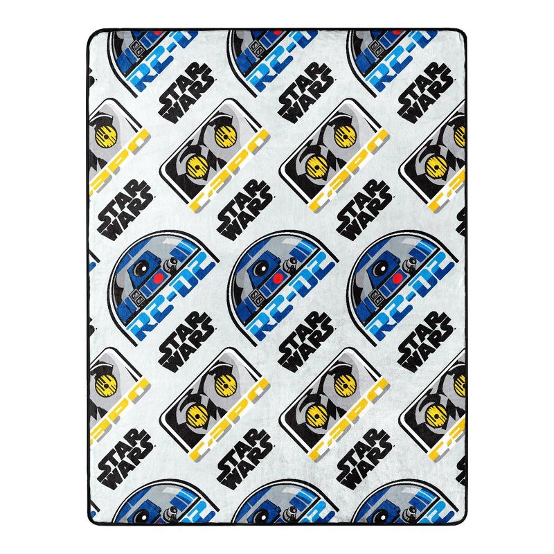 40&#34;x50&#34; Star Wars R2-D2 Silk Touch Kids&#39; Throw Blanket and HD Hugger, 5 of 7