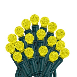 Novelty Lights G12 LED Christmas String Lights 50 Globe Mini Bulbs (Green Wire, 25 Feet) - 1 of 4