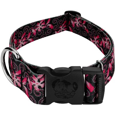 pink seahawks dog collar