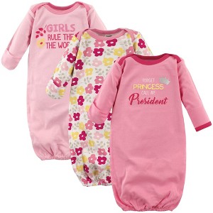 Luvable Friends Girl Cotton Gowns, Girls Rule, Preemie/Newborn - 1 of 1