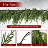 MOEPISY 6FT Christmas Garland with Lights 20 LEDs - 3 of 4