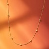 Pure Collection by Ross-Simons 2mm 14kt Yellow Gold Bead Station Necklace - 4 of 4
