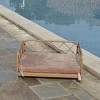LAOTIES Wicker Pet Bed Rattan Dog Sofa Bed Outdoor Indoor Water Resistant - 4 of 4
