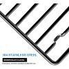 Aoibox Stainless Steel Bar Soap Dish Holder for Shower Bathroom, Rust Proof Self Draining, Modern Matte Black Design - 3 of 4