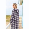 ADR Women's Zip Up Robe with Hood, Women's Long Zipper Robe, Warm Cozy Hooded Bathrobe - 3 of 3