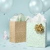 8ct Pearlized Mint Tissue Paper - Spritz™: Gift Bag Tissue, Solid Light Mint Green, All Occasions, 16.5" x 24" - image 2 of 3