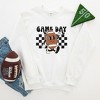 Simply Sage Market Women's Graphic Sweatshirt Football Game Day Checkered - 3 of 4