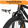 Hykolity 20 Inch Kids Bikes Boy Girl BMX Bicycle Ages 6-12 Years Old Coaster Brake Sport Cycling Child Bike with Kickstand Black - 4 of 4