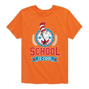 Boys' - Dr. Seuss - Cat In The Hat School Is Cool Short Sleeve Graphic T-Shirt - 1 of 4