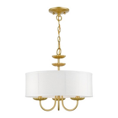 Livex Lighting Brookdale 3 - Light Pendant in  Soft Gold
