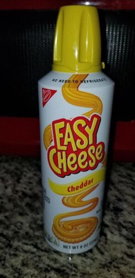 Easy Cheese Cheddar Cheese Snack - 8oz : Target