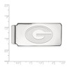 Black Bow Jewelry 10k White Gold Georgia Bulldogs NCAA Money Clip - 2 of 3