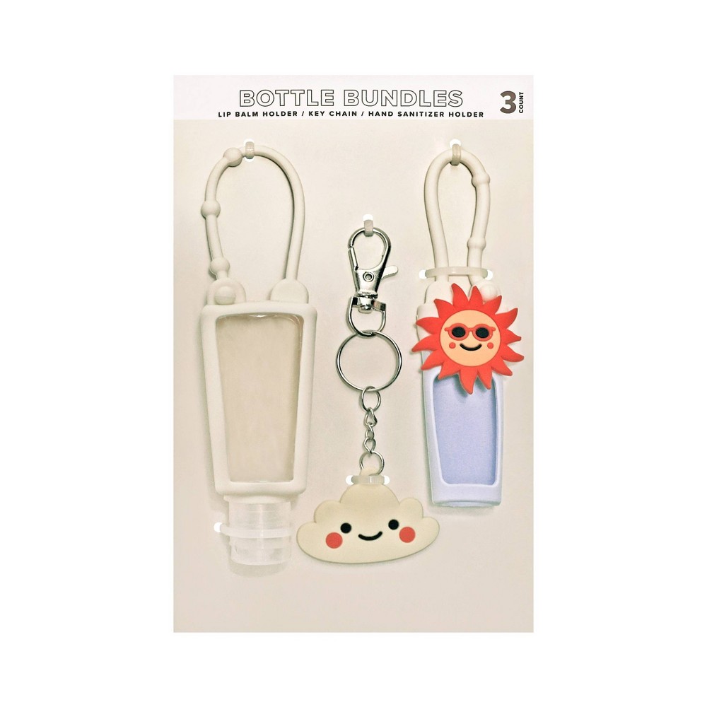 Bottle Bundle - Keychain, Lip Balm and Hand Sanitizer Holder Cloud - Bullseye's Playground™
