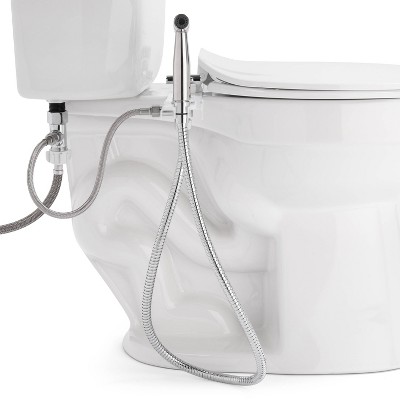 White Stainless Steel Handheld Bidet Sprayer with Holster