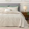 Bedsure | 3Pcs Soft Cozy Quilt Bedding Set for Summer Lightweight - 2 of 4