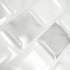 Smart Tiles 9.80'' X 9.74'' Self Adhesive Ravenna Bianco 3D Peel and Stick Backsplash Tiles Gray: Vinyl Stick On Tile - 2 of 4