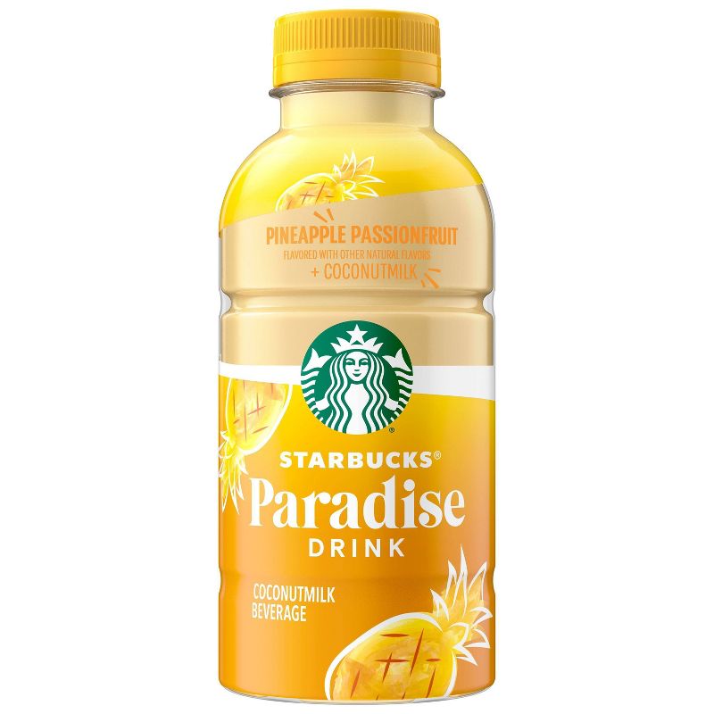 Starbucks Paradise Drink Pineapple Passionfruit + Coconut Milk - 14 fl oz Bottle, 1 of 8