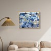 Art Remedy Gold over Blue Blue Abstract Wall Art Framed - 2 of 4
