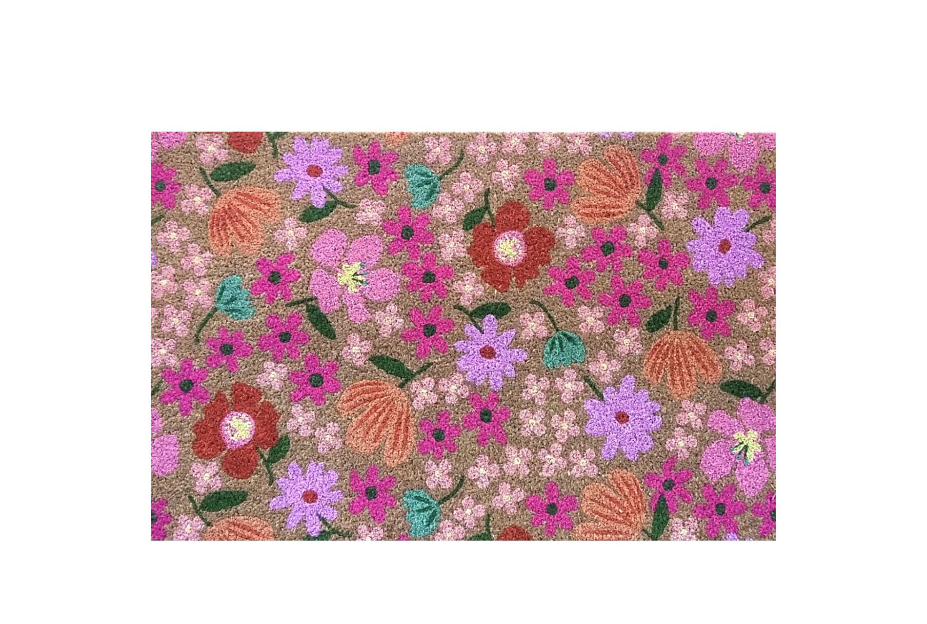 Briarwood Lane Spring Coir Doormat 36x24 Spring Blooms Medium For Spring Coir Doormat