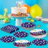 DYLIVeS Colorful Dots Birthday Party Plates and Napkins Set,Rainbow Polka Dots Birthday Party Decorations Disposable Tableware Set - 3 of 4