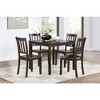 New Classic Furniture,Stellan 5-Piece Wood Dining Set, Black Cherry - 3 of 4