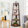 UbMelt 70 Inch Book Shelf Modern 5-Tier Display Corner Bookcase Storage Organzier for Living Room,Bedroom,Office - 4 of 4