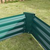 Okak Rectangular Metal Raised Garden Bed Durable Outdoor Planter Box for Vegetables, Flowers, Herbs, 47"/70"/91"W, 3 Colors - 3 of 4