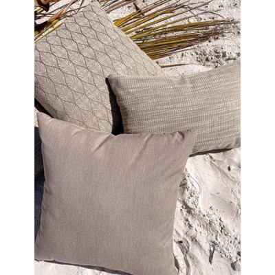 Mocha Brown 24" x 24" Indoor Outdoor Pillow