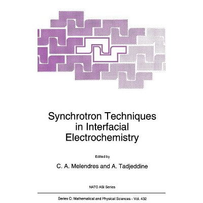 Synchrotron Techniques in Interfacial Electrochemistry - (NATO Science Series C:) by  C a Melendres & A Tadjeddine (Hardcover)