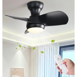 Sofucor 23'' Ceiling Fan with Light and 3 Reversible Blades 6 Speeds - 1 of 4