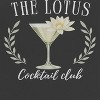 Rerun Island Women's Lotus Cocktail Club Luxury Paradise Drama Short Sleeve Graphic Cotton Retro Vintage Ranger Baby Tee - 2 of 4