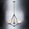 Urban Ambiance Luxury Transitional Chandelier,  23" x 27-3/8",  Midnight Black Finish, UHP2305 - 4 of 4