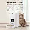 Automatic Cat Feeder with Voice Recorder, Timed Food Dispenser for 4 Meals Daily, Portion Control - 2 of 4