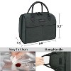 Women's Fashionable Small Lunch Bag with Leather Handle, Kids Insulated Leakproof Lunch Cooler Tote, Reusable Lunch Box - Tirrinia - 3 of 4