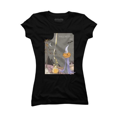 Junior's Design By Humans Halloween magic brewery By runcatrun T-Shirt