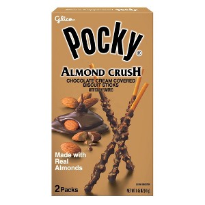 Glico Pocky Chocolate Almond Crush Biscuit - 1.45oz - 1 of 2