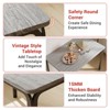 Dining Table for 4,Small Table & Chairs Set of 5,Square Dinner Table Set,with 4 Upholstered Chairs,5 Pcs Kitchen & Dining Room Sets for Small Space - 4 of 4