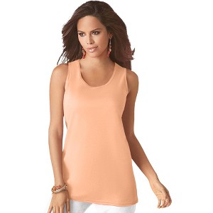 Roaman's Women's Plus Size Scoopneck Tank Top - 1 of 4
