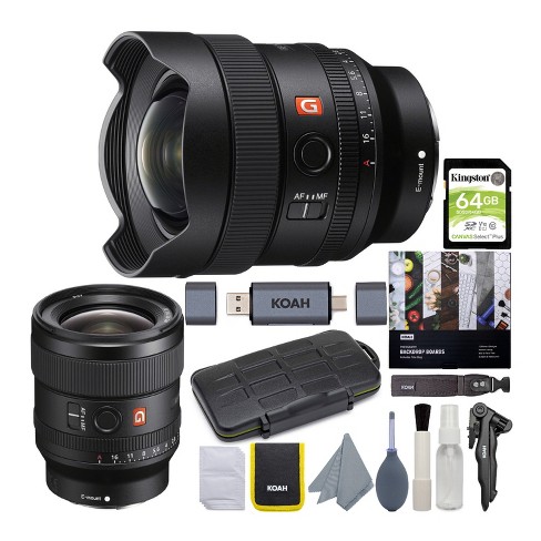 Sony SEL14F18GM and SEL24F14GM Lens Holiday Bundle