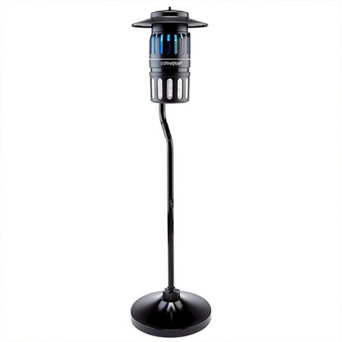  Dynatrap Smokeless Durable All Weather Whisper Quiet 1/2 Acre  Coverage Flying Insect Trap with Pole Stand and Water Tray, Black : Patio,  Lawn & Garden